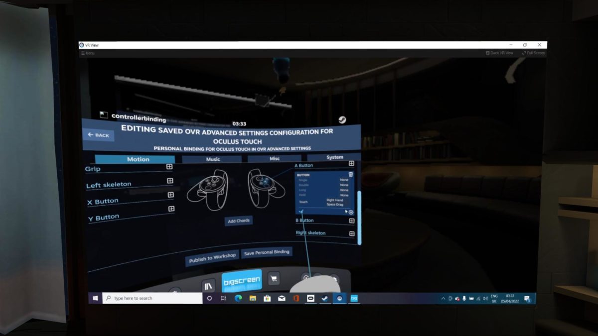 Controller Bindings – Barnabas